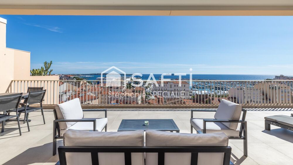 Vente Appartement Cannes - Quartier embématique de la Banane - Vue mer panoramique Cannes