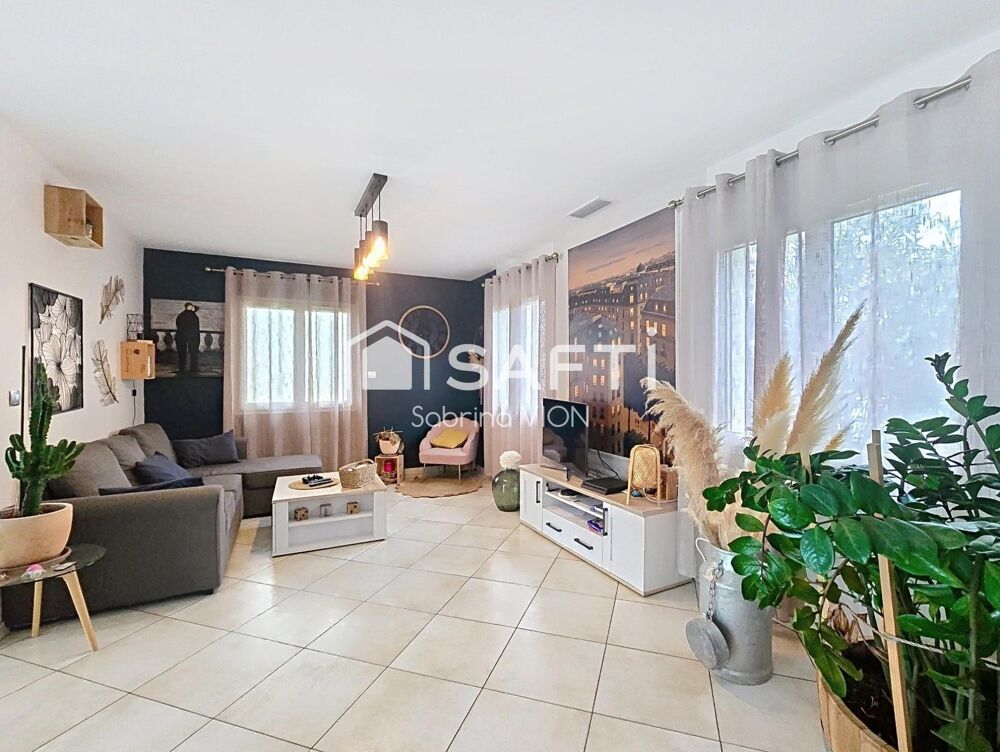 MAISON T6 PLAIN-PIED ET GRAND GARAGE