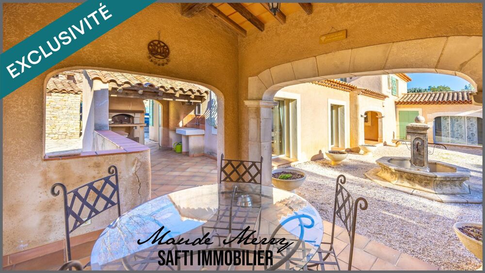 Propriété au charme Provençal - villa individuelle de 160 m2 habitable - 4 chambres dont une suite parentale de plain-pied - dép