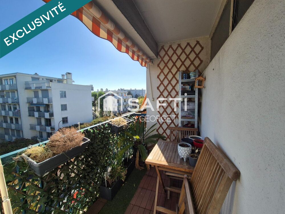 Vente Appartement RER B à 800 m, F4 dernier étage, balcon et cave Antony