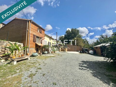   MAISON DE VILLAGE 3 CHAMBRES BUREAU GARAGE ACCES RIVIERE ! Maison - 6 pice(s) - 92 m