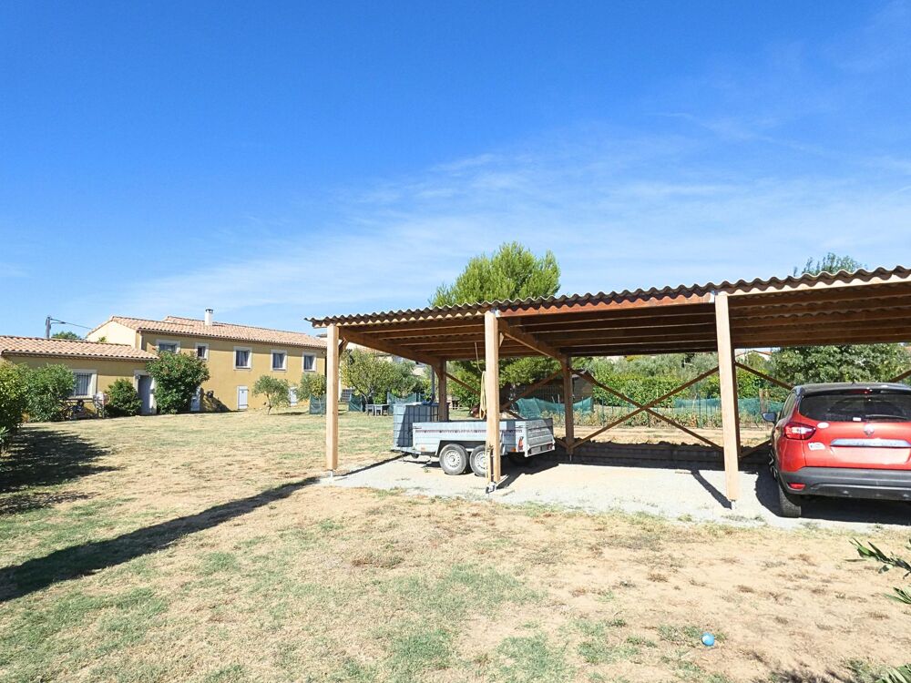 Vente Maison Villa plain pied de 141m² sur terrain arboré de 2411m² avec grand garage et piscine 10x4 Aigne