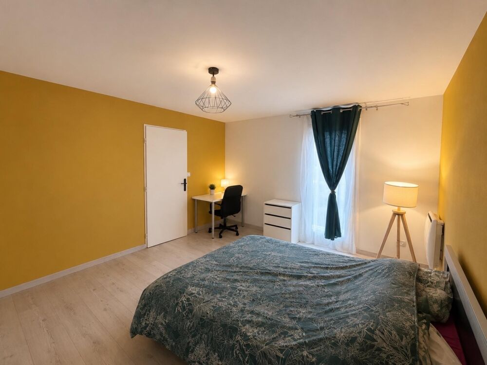 Location Appartement Grande chambre meublée de 17 m² en colocation étudiante – Villefontaine (Mas de la Raz) Villefontaine