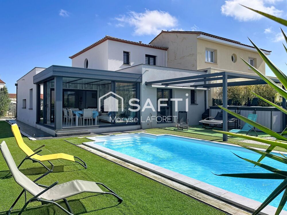 Villa récente (2021)  125 m²  Piscine & prestations haut de gamme.