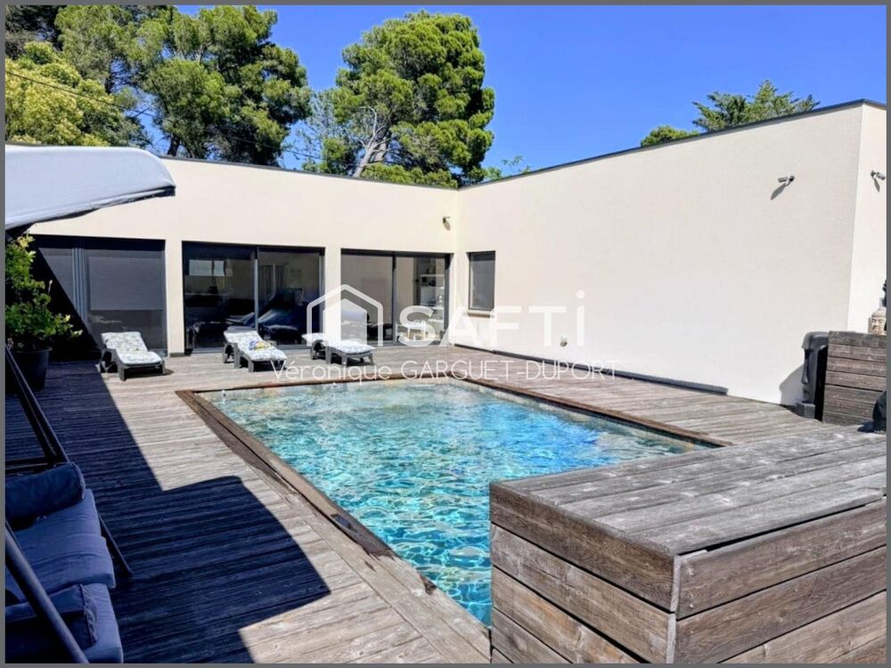Vente Maison Villa contemporaine de plain-pied, 155m2, piscine ... Narbonne