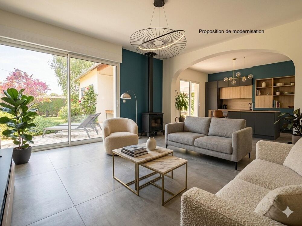 Vente Maison Grand pavillon des années 80 sur vaste terrain clos - Tully, à 10 minutes des plages Tully