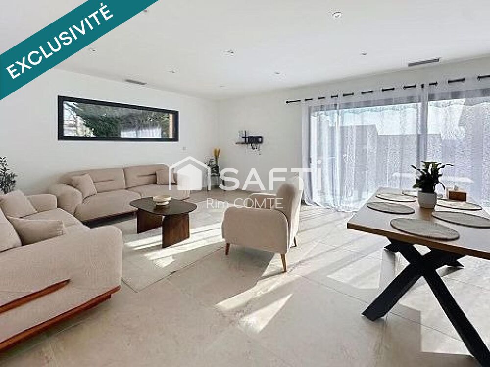 Maison contemporaine de plain-pied  142 m²  Prestations haut de gamme