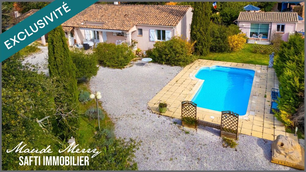 Vente Maison Villa plain-pied d'environ 120 m2 - 4 chambres et 2 salles d'eau - dépendance d'environ 28 m2 aménagée en un studio avec salle d Gareoult