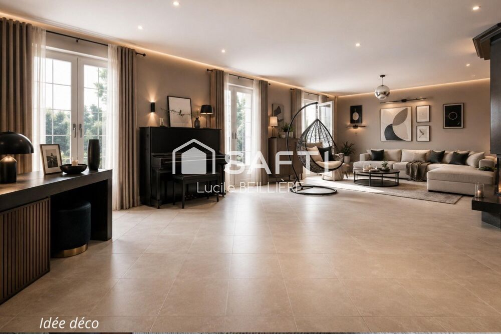 Vente Maison A GAGNY 93220 Maison de  202 m², 8 pièces, 5 chambres,  une cuisine fermée construite sur un terrain de 594m2 Gagny