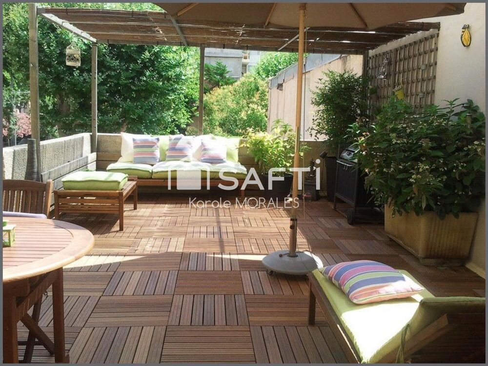 PERPIGNAN, QUAI NOBEL, MAGNIFIQUE T3 RENOVE, GRANDE TERRASSE ET PARKING