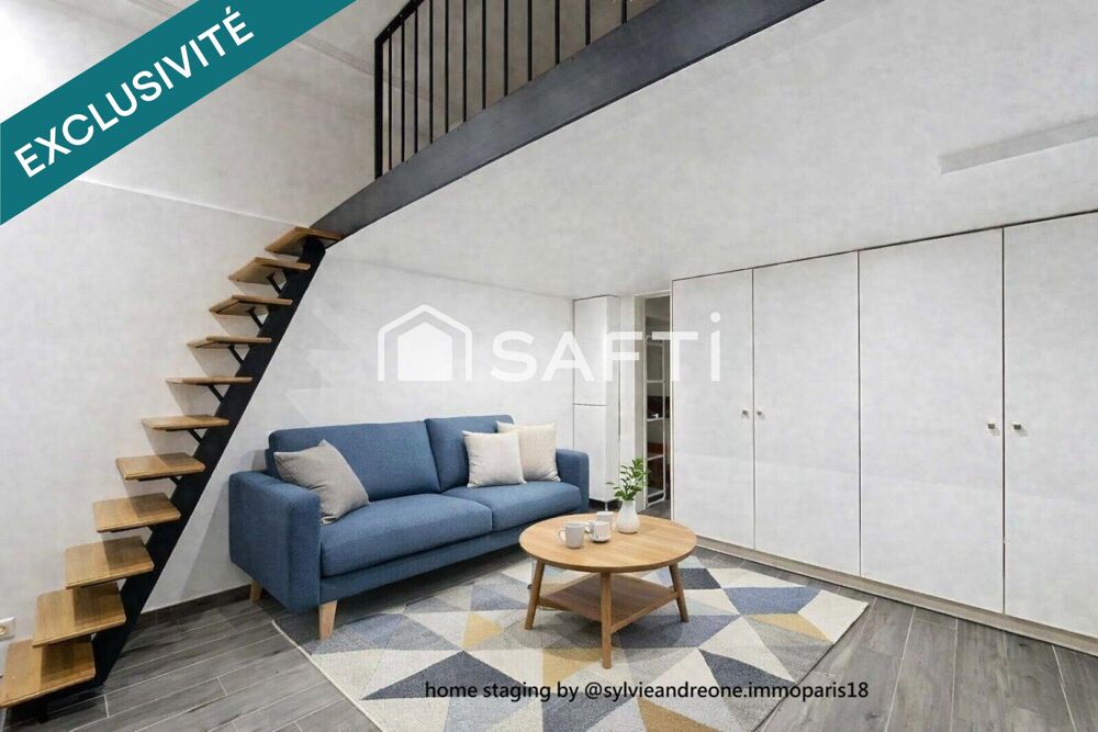 Vente Appartement Studio prêt-à-vivre 23 m² MONTMARTRE Paris 18