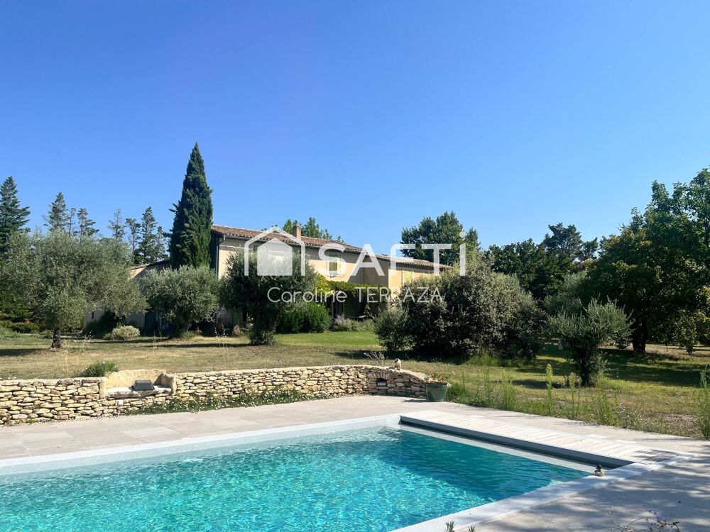 Vente Maison Propriété d'exception avec deux maisons – Terrain arboré d'1 hectare avec piscine Cabrieres-d'avignon