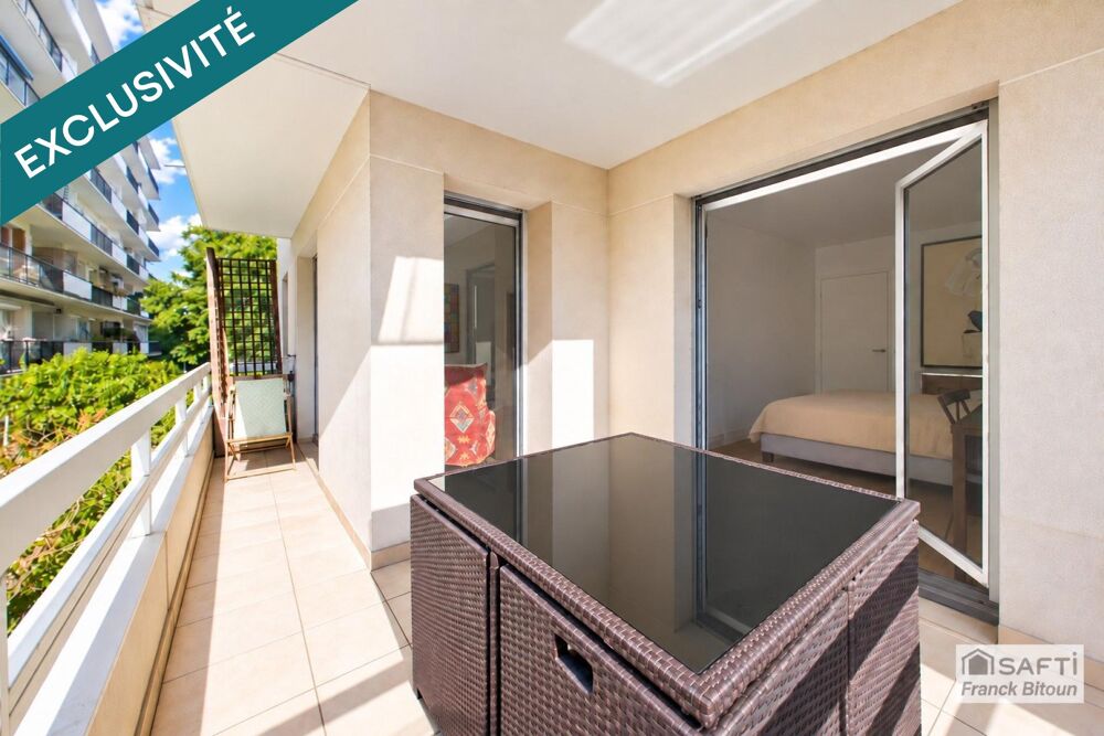 Vente Appartement BÉCON - PONT DE LEVALLOIS. Grand 2 pièces RÉNOVÉ, au CALME, avec TERRASSE Courbevoie