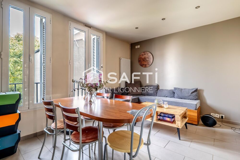 Vente Appartement T3 1er étage – 50 m² avec jardin Ivry-sur-seine