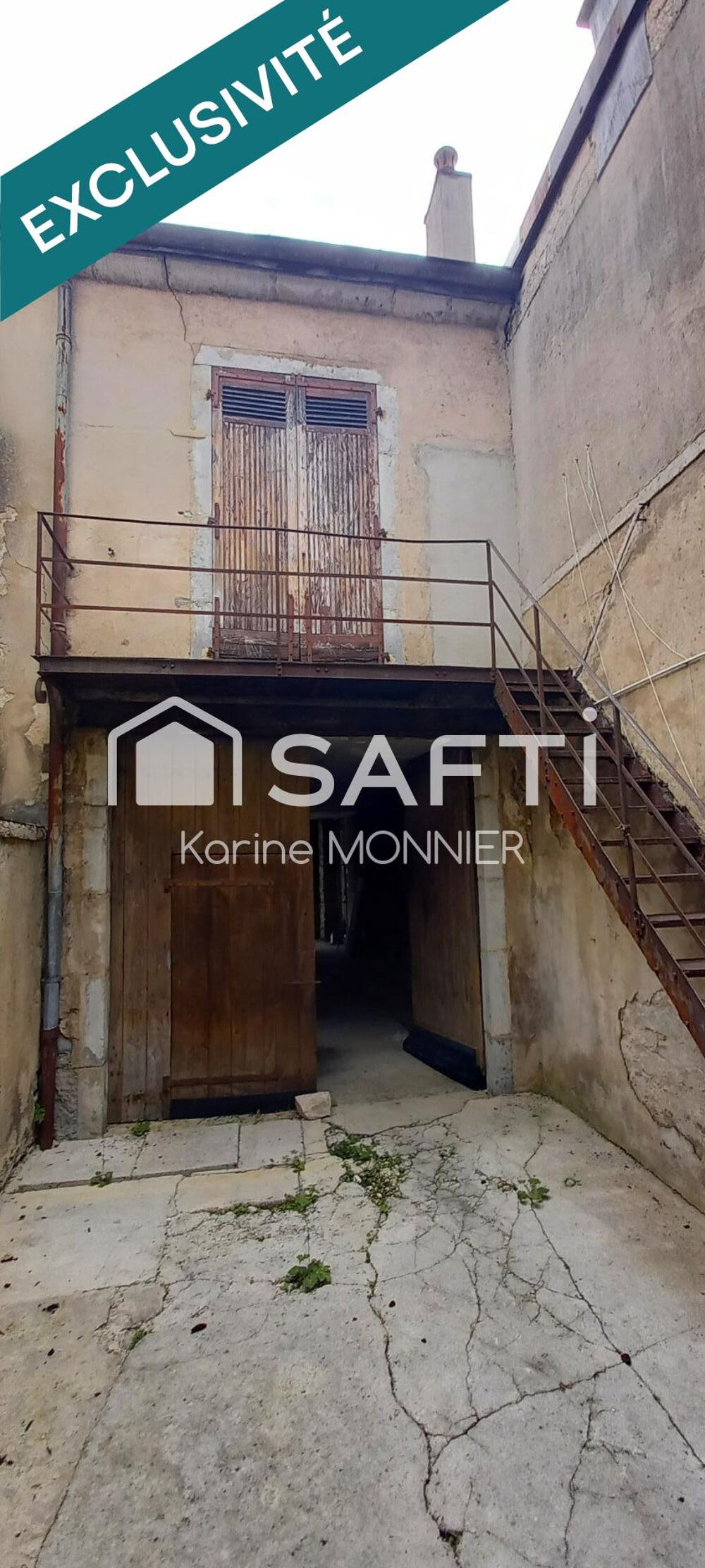 Appartement à rénover avec une grande dépendances
