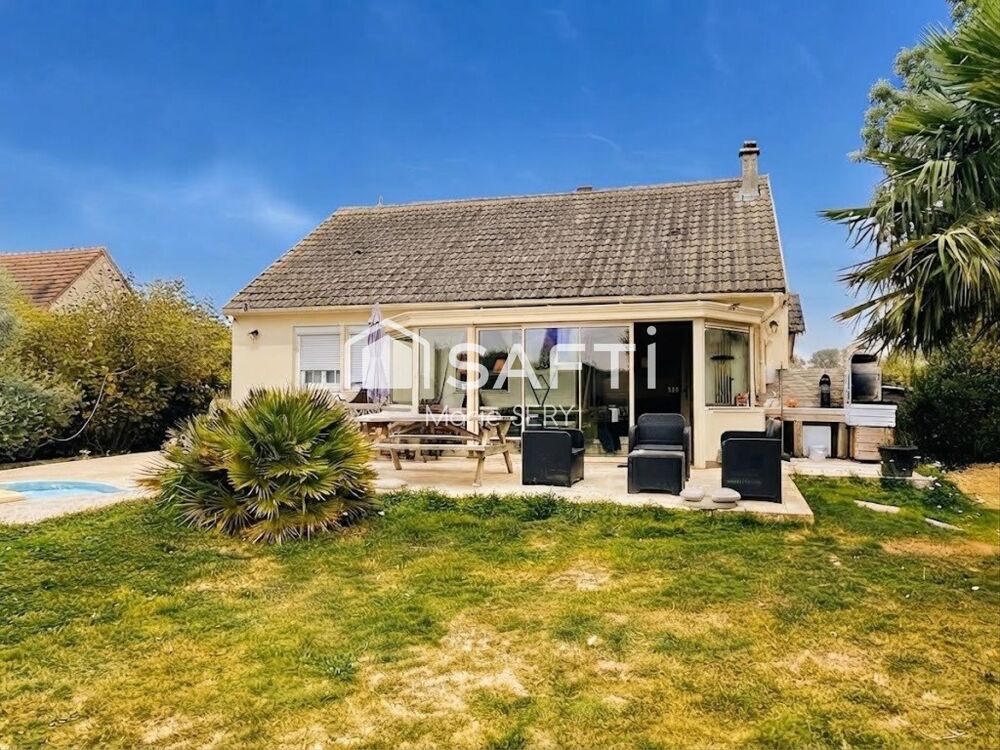 Vente Maison Maison de plain-pied lumineuse avec piscine, grand sous-sol aménagé Bacqueville