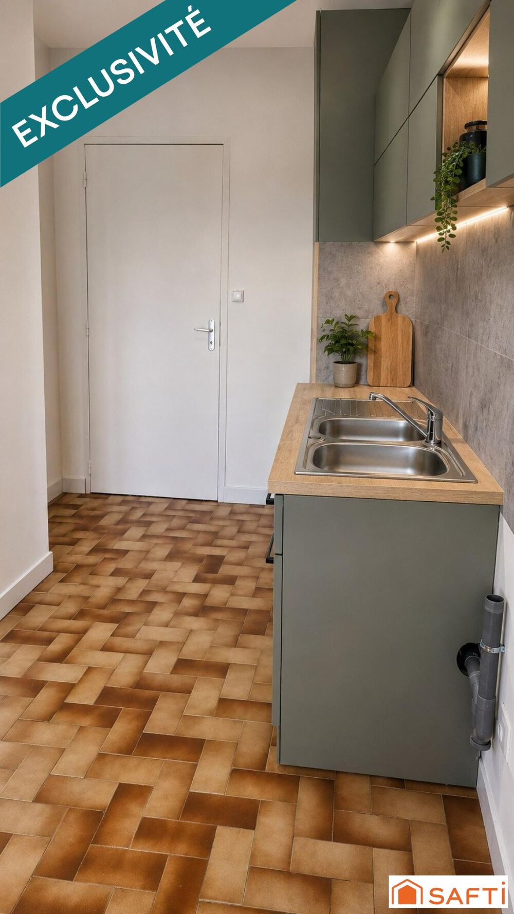 ALERTE PÉPITE  65 m² RÉNOVÉ  2 CHAMBRES  3? ÉTAGE 