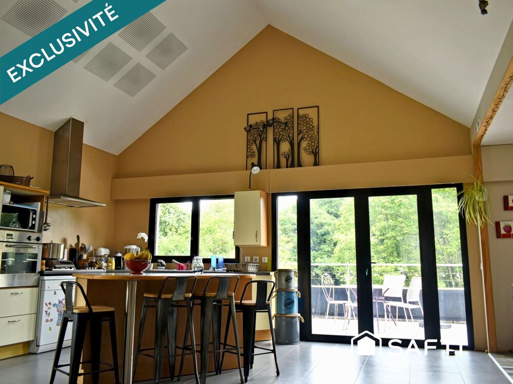 Moderne, éco-performante, terrain 3000 m² arboré
