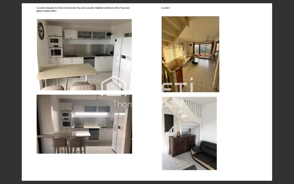Vente Appartement appartement style duplex T3, Residence LA MEYNARD Fort-de-france