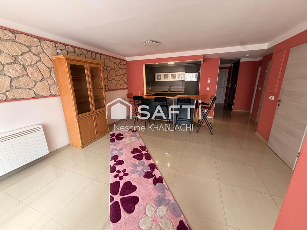 Appartement 2ch., 75m2, Rdc