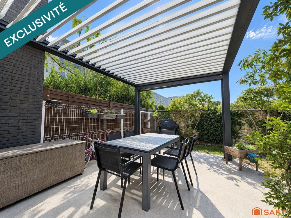 Vente Appartement Duplex 5 pièces, jardin, 3 terrasses, parking. Asnières-sur-seine