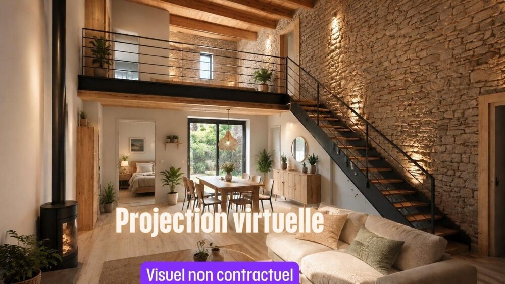 Maison en pierre à rénover avec fort potentiel