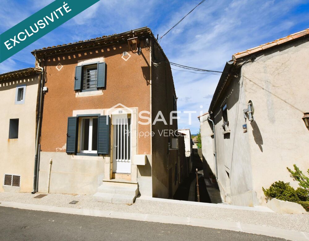Maison 2 chambres, sous sol, jardin, parking