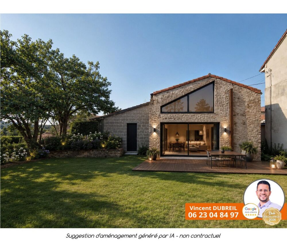Vente Immeuble Bâtiment en pierre de style longère et hangar à rénover Saint-fiacre-sur-maine