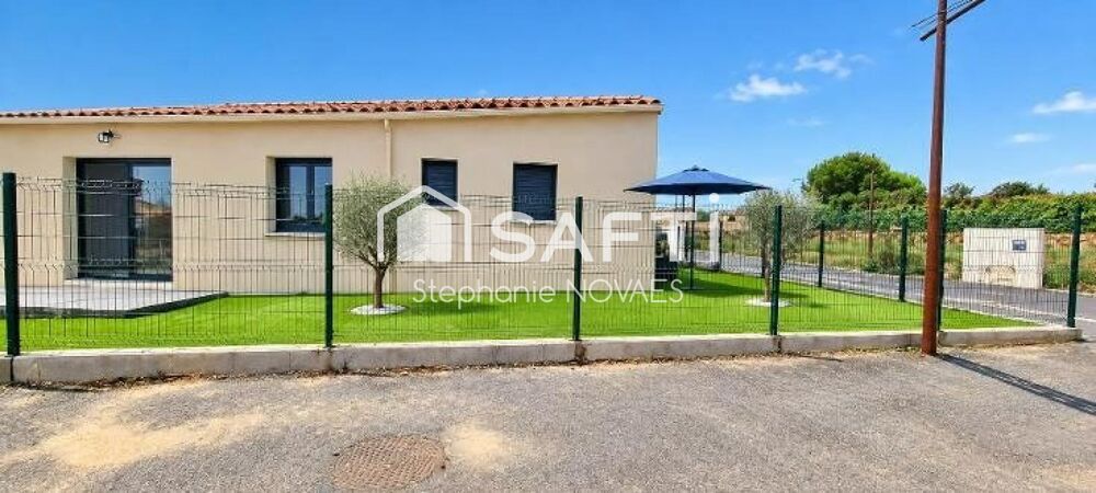 Vente Maison Maison neuve de plain-pied - 3 pièces - 90 m² - Terrain 311 m² - Puisserguier Puisserguier
