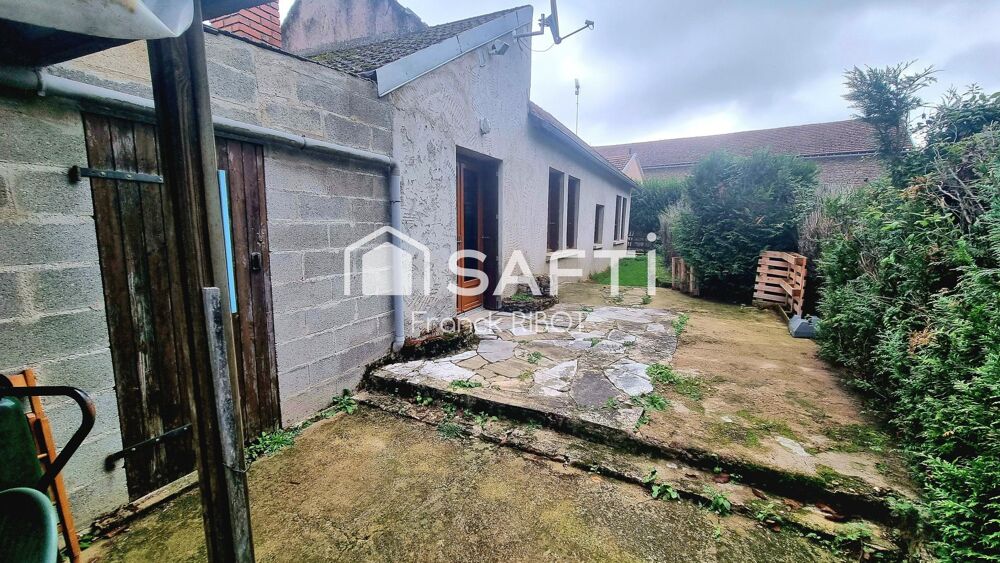 Vente Maison Maison de village plain pied 95m2 bord de rivière Guillon terre plaine