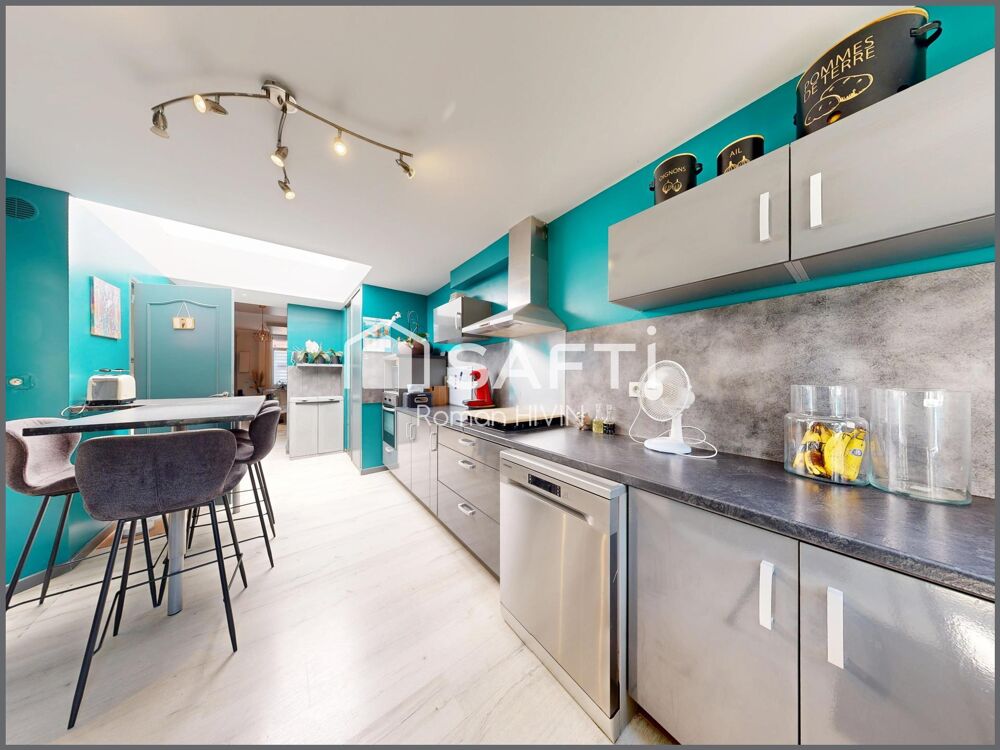 Maison familiale avec 4 chambres et jardin
