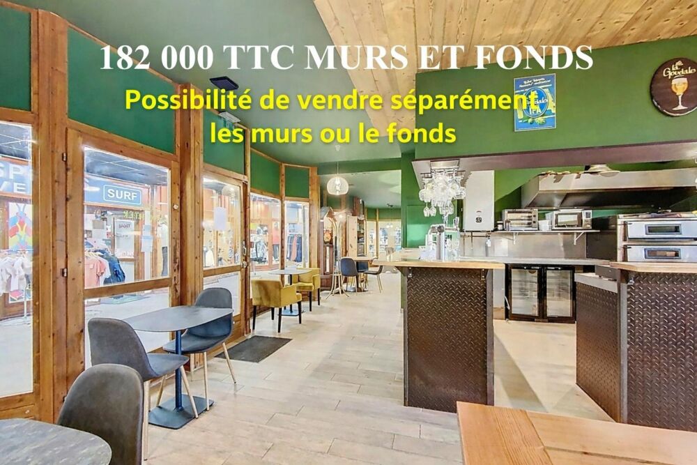   Murs commerciaux et fonds commercial à usage de bar-restaurant clé en main. galerie marchande d'une résidence de plus de 1000 lo 