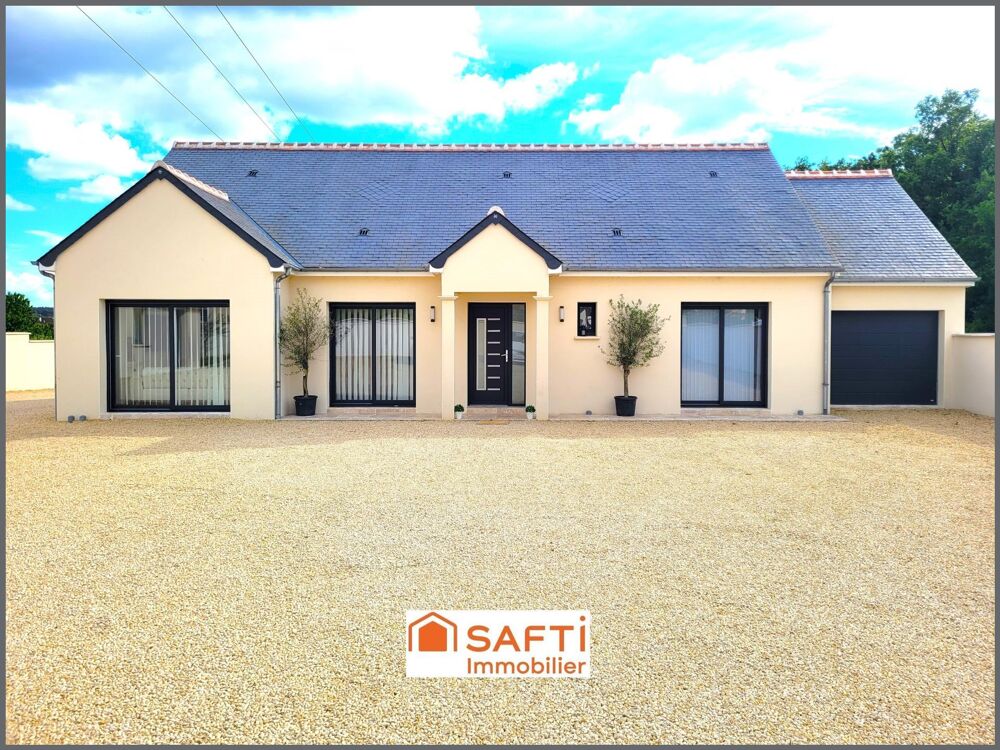 Vente Maison PLAIN PIED 3 chambres + Garage + Terrain clos Descartes