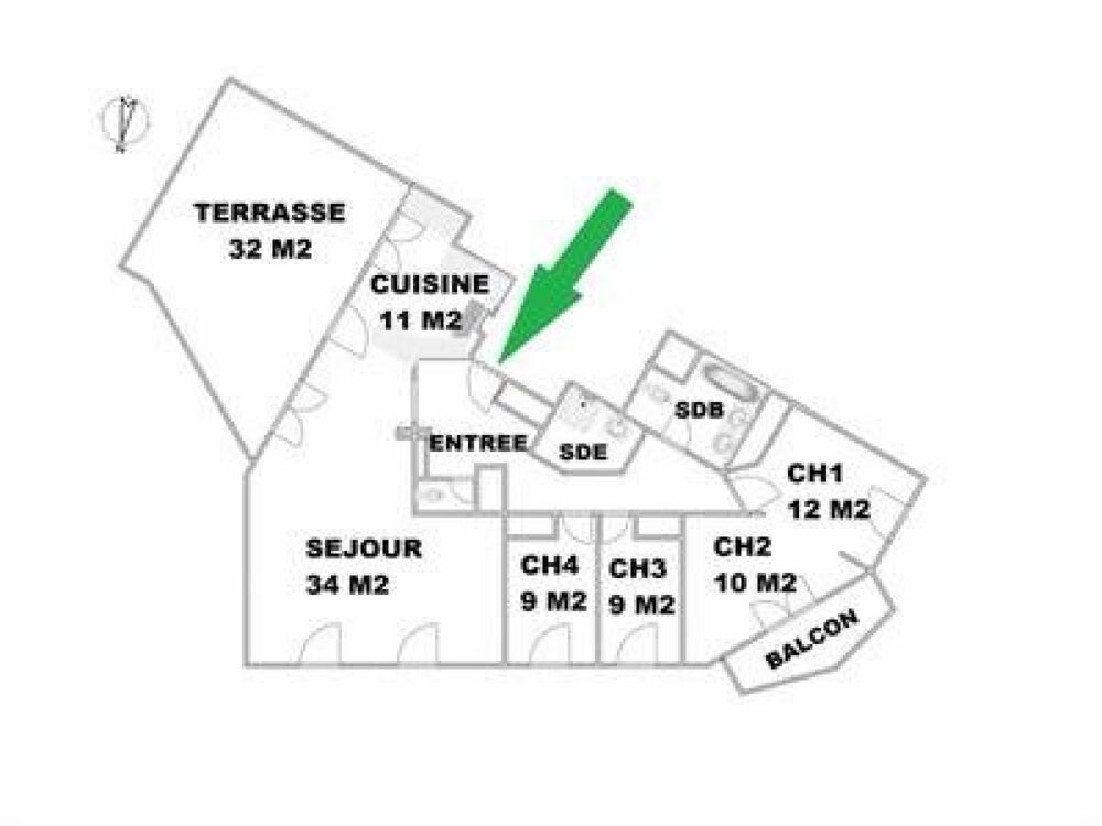 Vente Appartement Appartement T 5 quartier Les Rabats à 10 minutes de RER B Fontaine Michalon Antony