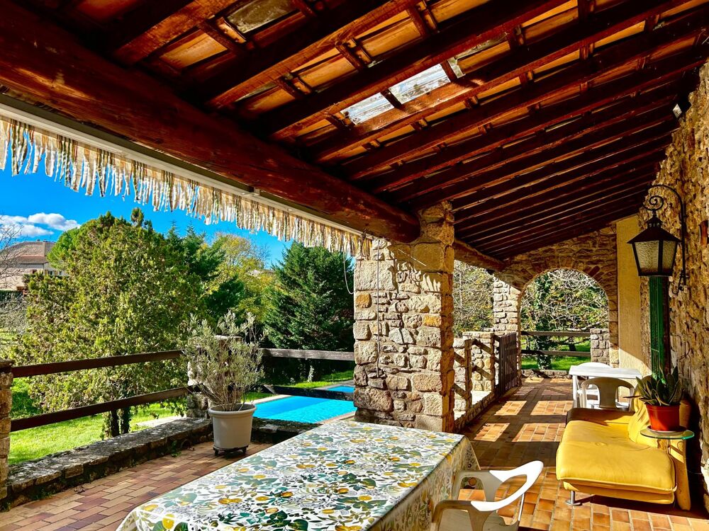 Maison 98 m2 sur terrain 4350 m2, piscine, garage, atelier