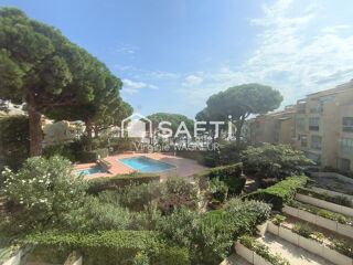 Vente Appartement T3 traversant avec vue port et piscine Cap d'agde