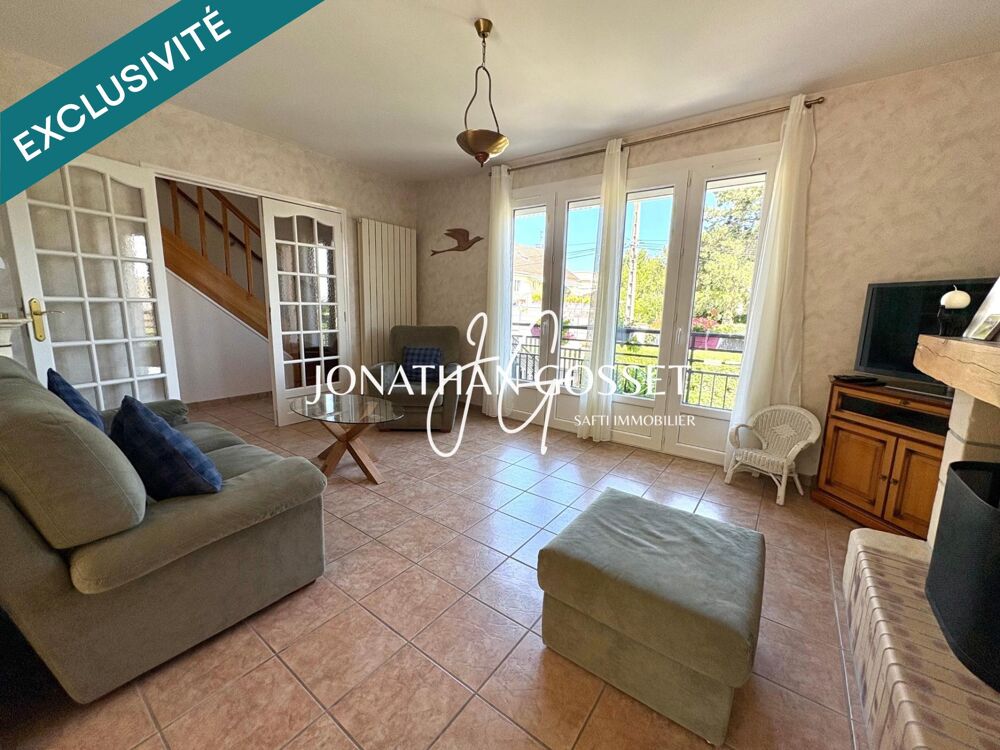 TRIEL-SUR-SEINE: Charmante maison 6pcs - 4ch -132m² avec grand jardin