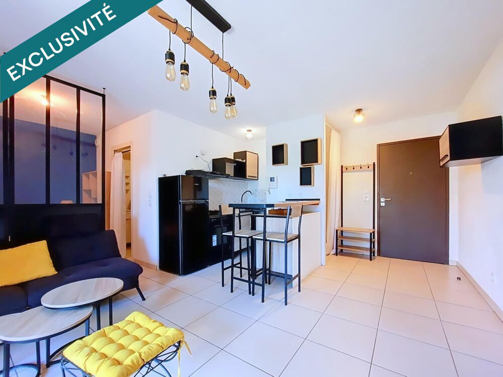 Vente Appartement T1 bis en rez-de-jardin avec parking et terrasse Saleilles