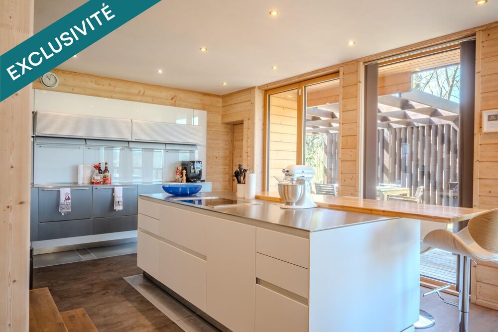 Villa contemporaine dinspiration chalet avec piscine intérieure  Aux portes de Bâle