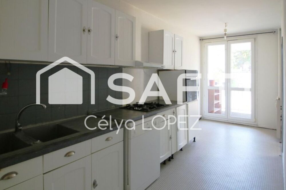 T4 85 m² à rénover  Balcon, cave, parking