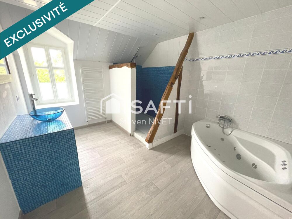 Maison de 140 m² à Niherne avec rivière