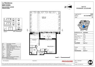  Appartement � vendre 2 pi�ces 48 m�