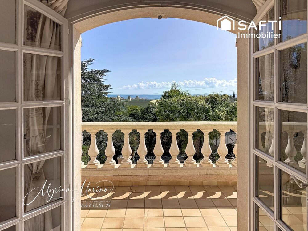 Villa 6 pièces vue mer à Saint-Aygulf  Piscine, terrasse et garage