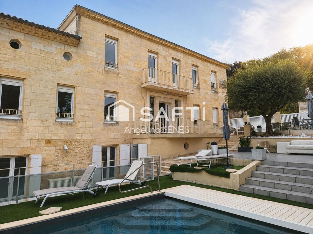 Vente Maison Demeure d'exception en bord d'estuaire – Maison d'hôtes avec piscine, jacuzzi et vue imprenable Bayon-sur-gironde