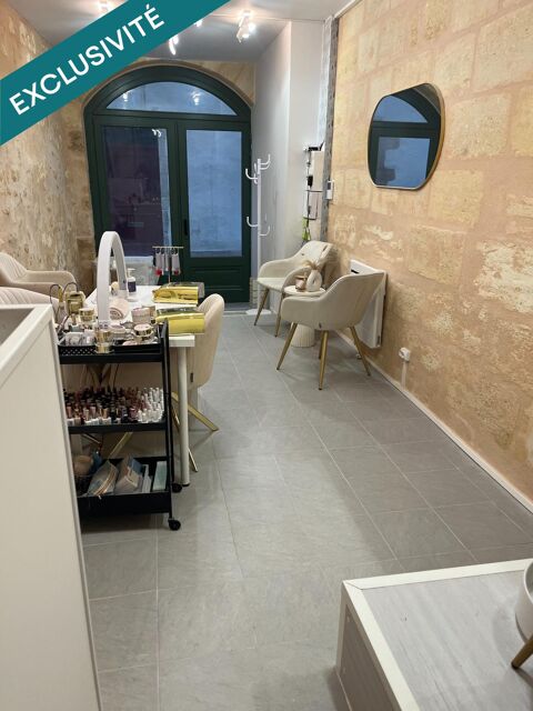   DROIT AU BAIL, LOCAL RENOVE 24 m2, pierres apparentes, parfait état, idéal activité onglerie, esthétique, profession libérale, s 