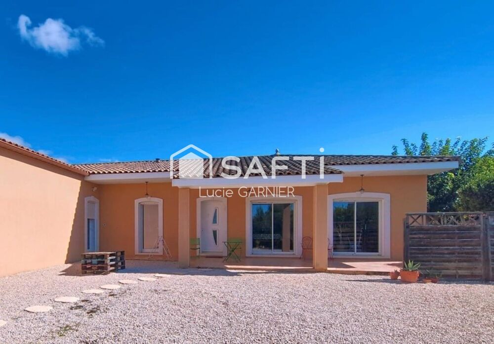 Maison plain-pied avec hangar de 138 m² et jardin