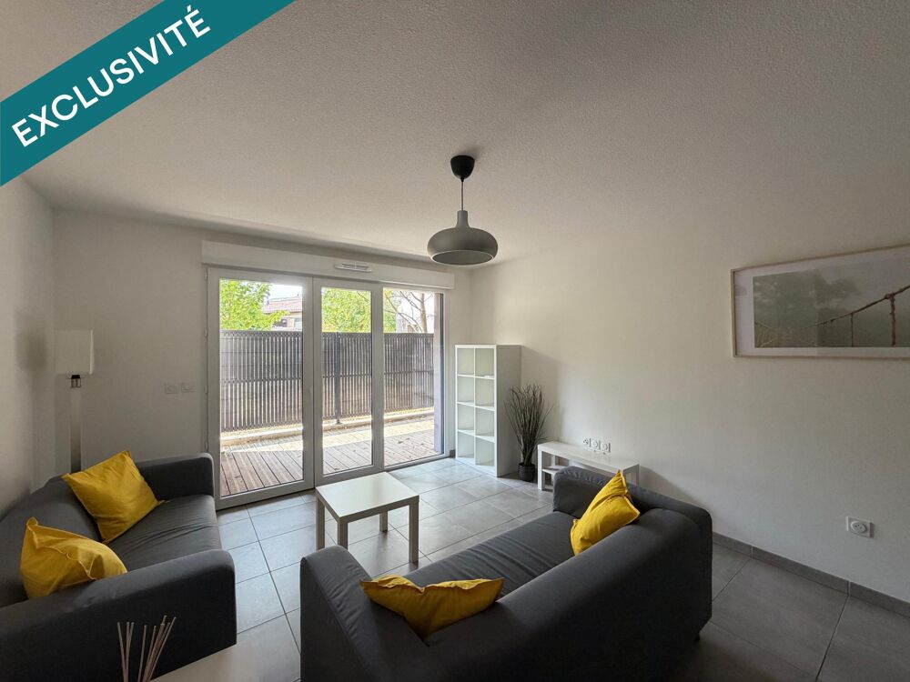 Vente Appartement T3 standing avec terrasse, métro et parking Toulouse