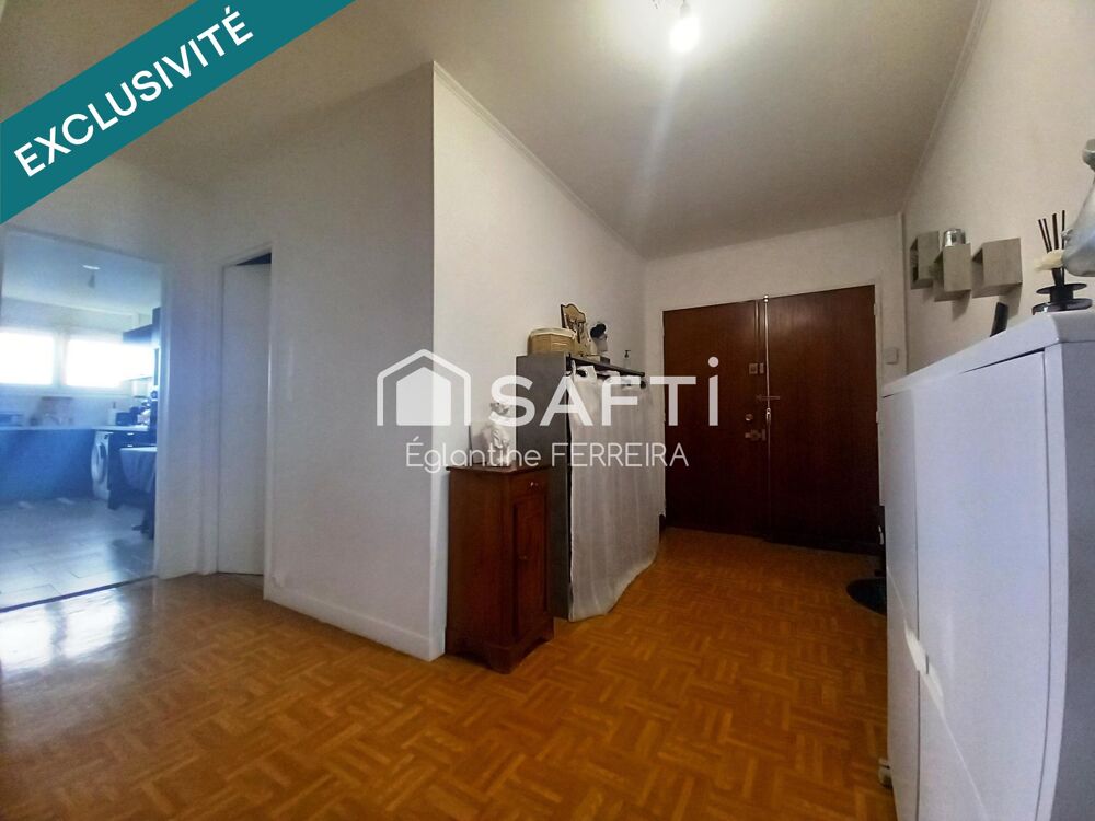 CHATEAUROUX, APPARTEMENT T3 DE 107M² AVEC BALCONS, GARAGE ET CAVE