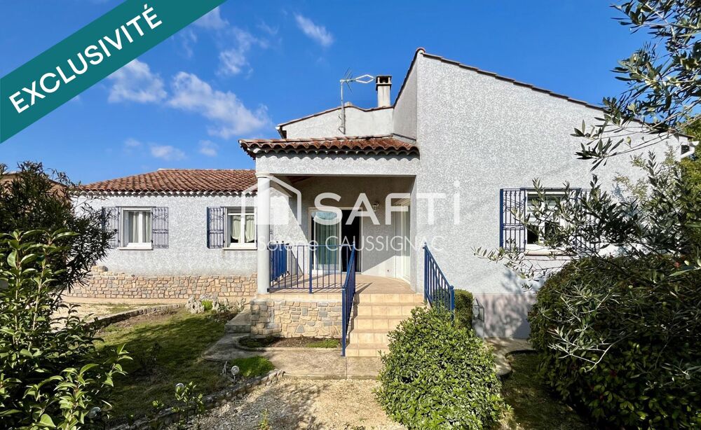 Maison de plain pied de 151m2 sur 1277 m2 de terrain au calme