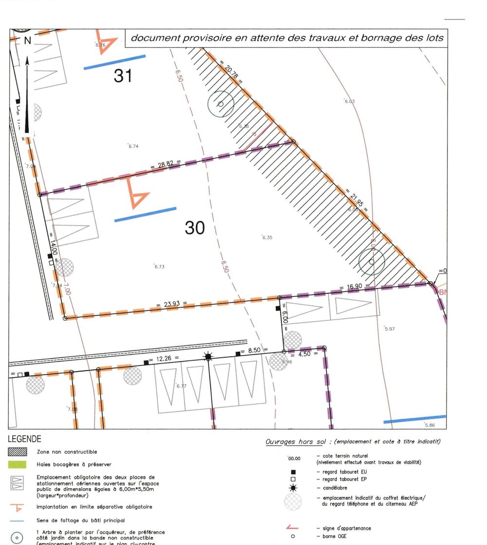 Vente Terrain TERRAIN A BATIR  LIBRE CONSTRUCTEUR Givrand
